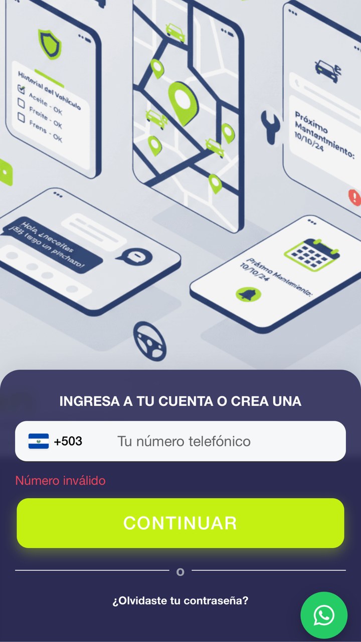 Funciones de la app PITZON: historial del vehículo, geolocalización de talleres y avisos de próximo mantenimiento